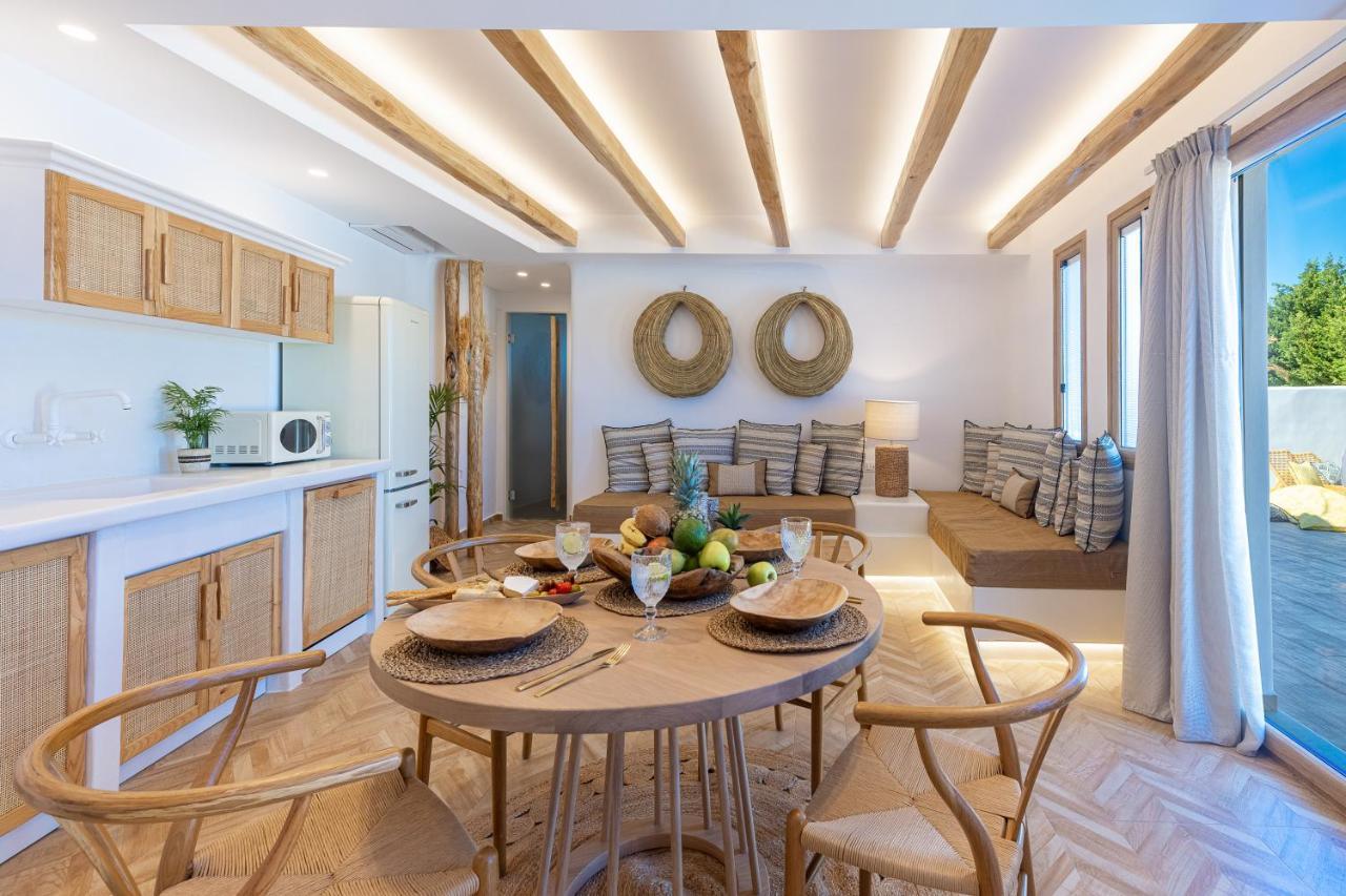 Villa Alyko Aliko Beach Bagian luar foto