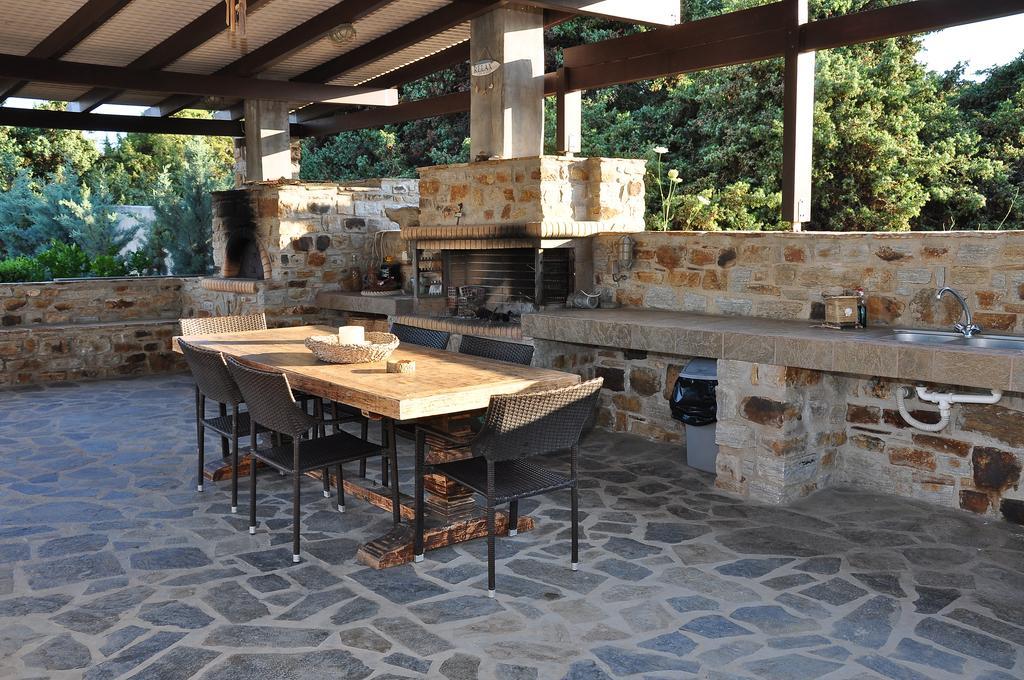 Villa Alyko Aliko Beach Bagian luar foto